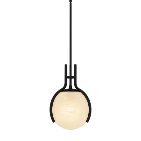 Quoizel Orbit 12" Wide Pendant Matte Black