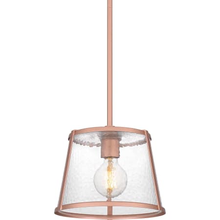 Quoizel 11" Wide Mini Pendant Matte Rose Gold