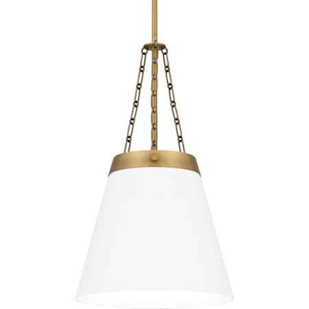 Quoizel Alwyn 14" Wide Pendant Aged Brass