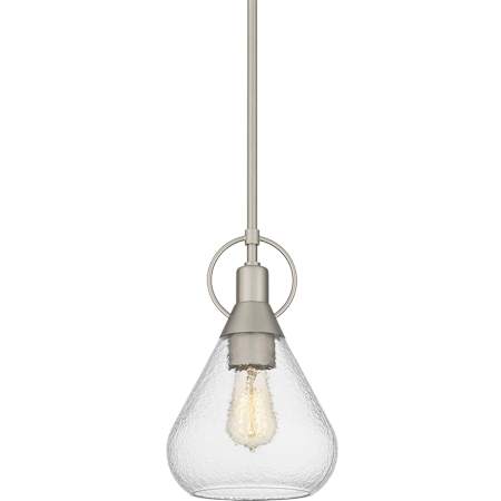 Quoizel Singh 8" Wide Mini Pendant Brushed Nickel
