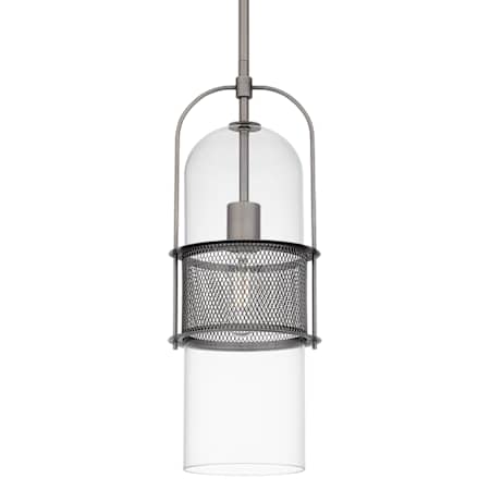 Quoizel Soffer 7" Wide Mini Pendant Antique Nickel