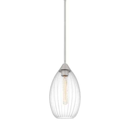 Quoizel Marza 9" Wide Mini Pendant Brushed Nickel