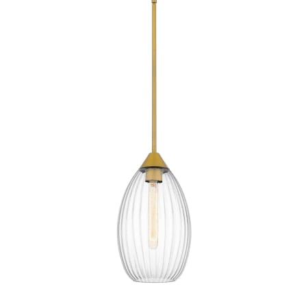 Quoizel Marza 9" Wide Mini Pendant Brushed Gold