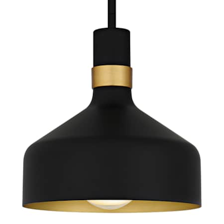 Quoizel Arbor 10" Wide Mini Pendant Matte Black