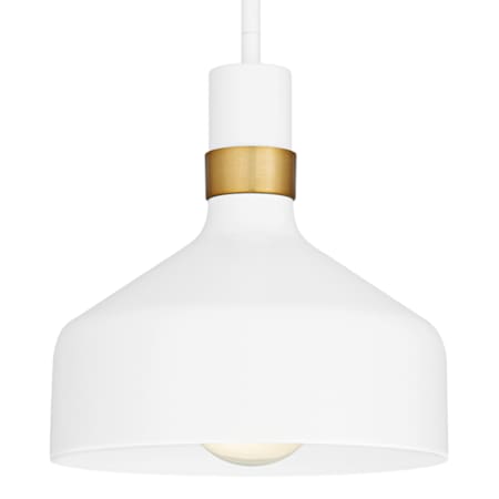 Quoizel Arbor 10" Wide Mini Pendant Matte White