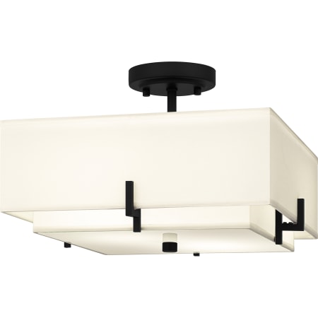 Quoizel Renzo 2 Light 15" Wide Semi-flush Ceiling Fixture Matte Black