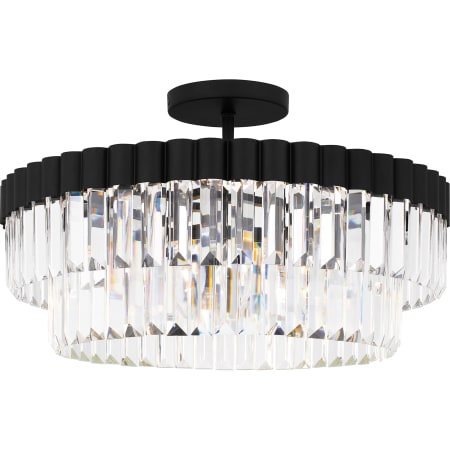 Quoizel Starlight 4 Light 19" Wide Semi-Flush Ceiling Fixture Matte Black