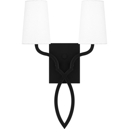 Quoizel 2 Light 18" Tall Wall Sconce Matte Black