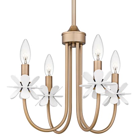 Quoizel Remy 4 Light 16" Wide Taper Candle Style Chandelier Bronze Gold