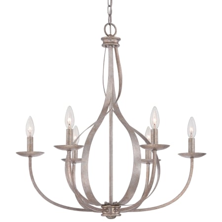 Quoizel Serenity 6 Light 27" Wide Candle Style Chandelier Italian Fresco