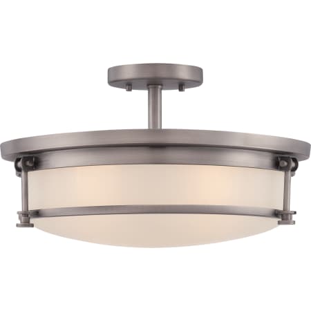 Quoizel Sailor 4 Light Semi-Flush Ceiling Fixture Antique Nickel