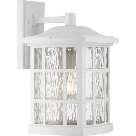 Quoizel Stonington 1 Light 16" Tall Outdoor Wall Sconce with Clear Water Glass Fresco