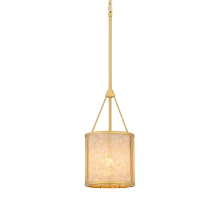 Quoizel Stoneland 8" Wide Mini Pendant Brushed Gold