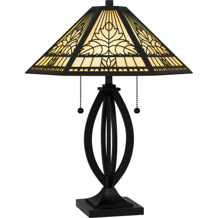 Quoizel James 2 Light 23" Tall Buffet Table Lamp Matte Black