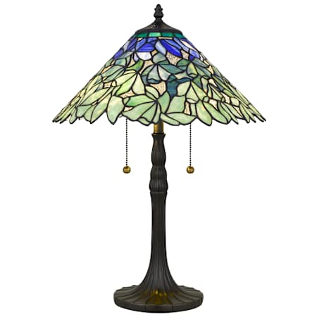 Quoizel Seasons 23" Tall Tiffany Table Lamp Vintage Bronze
