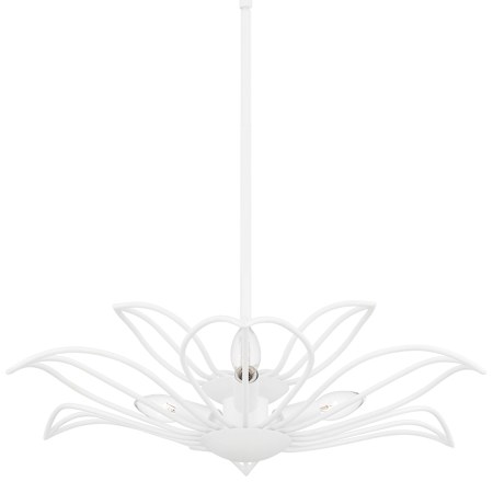 Quoizel Tallulah 3 Light 22" Wide Pendant / Converts to Semi-Flush Sand White