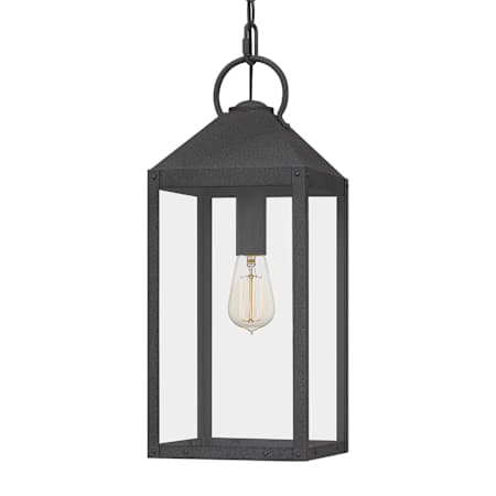 Quoizel Thorpe 8" Wide Mini Pendant Mottled Black