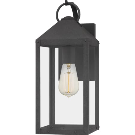 Quoizel Thorpe 15" Tall Outdoor Wall Sconce Mottled Black