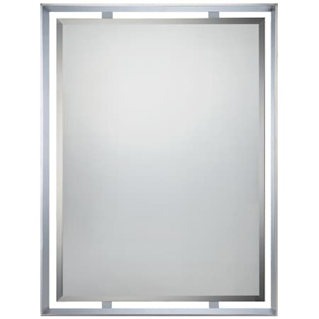 Quoizel Gonzales 26" W x 34" H Rectangular Framed Bathroom Mirror Polished Chrome