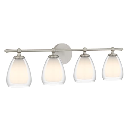 Quoizel Vivienne 4 Light 32" Wide Vanity Light Brushed Nickel