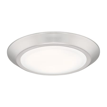 Quoizel Verge 8" Wide LED Flush Mount Ceiling Fixture Brushed Nickel