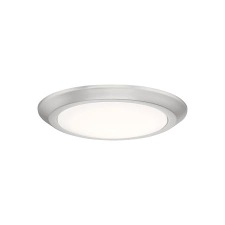 Quoizel Verge 12" Wide LED Flush Mount Ceiling Fixture Brushed Nickel