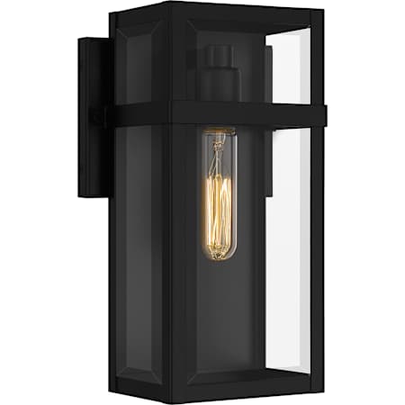 Quoizel Vanessa 13" Tall Outdoor Wall Sconce Matte Black