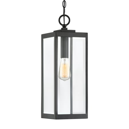 Quoizel Westover 7" Wide Mini Pendant Earth Black