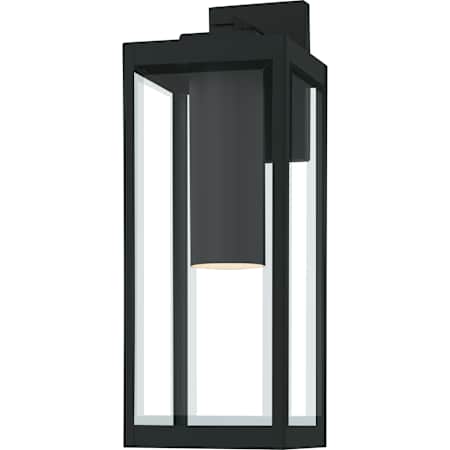 Quoizel Westover 20" Tall Outdoor Wall Sconce with Beveled Glass Shade Earth Black