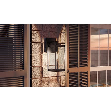 Quoizel Westover 14" Tall Outdoor Wall Sconce Earth Black