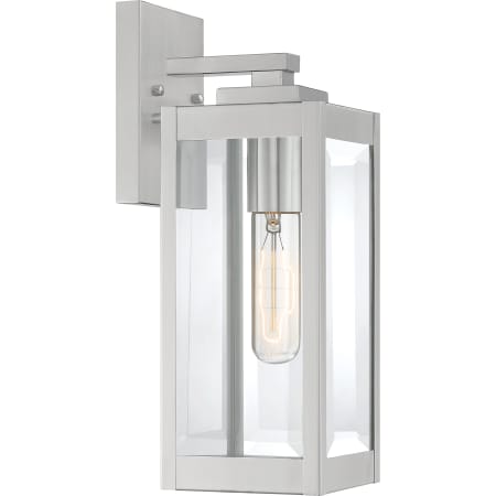 Quoizel Westover 14" Tall Outdoor Wall Sconce Stainless Steel