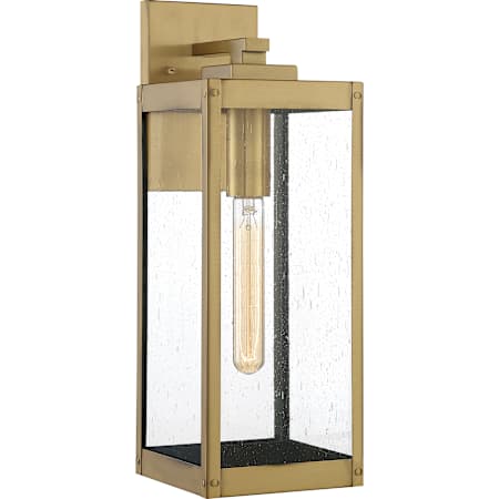 Quoizel Westover 17" Tall Outdoor Wall Sconce Antique Brass