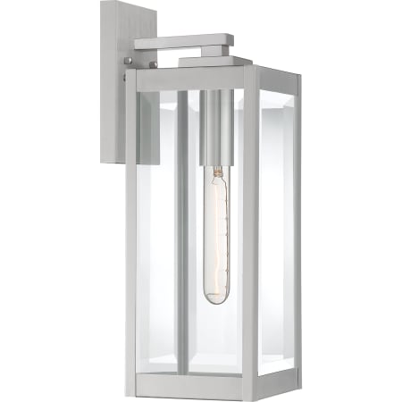 Quoizel Westover 17" Tall Outdoor Wall Sconce Stainless Steel