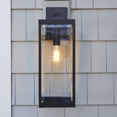 Quoizel Westover 20" Tall Outdoor Wall Sconce Earth Black