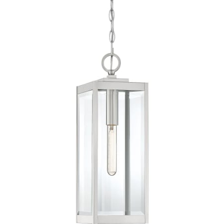 Quoizel Westover Single Light 7" Wide Outdoor Mini Pendant Stainless Steel