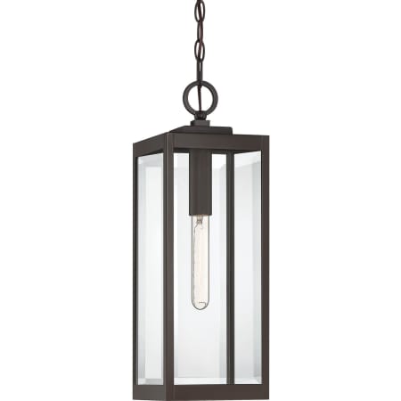 Quoizel Westover Single Light 7" Wide Outdoor Mini Pendant Western Bronze