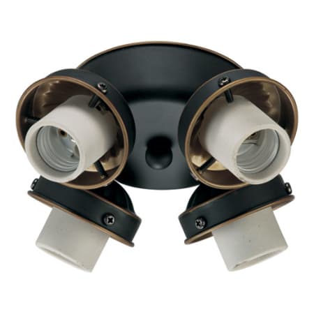 Quorum International 4 Light Ceiling Fan Light Kit Old World
