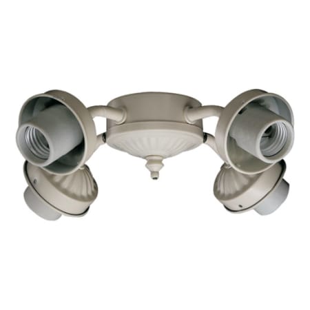 Quorum International 4 Bulb Fluorescent Fan Light Kit Antique White
