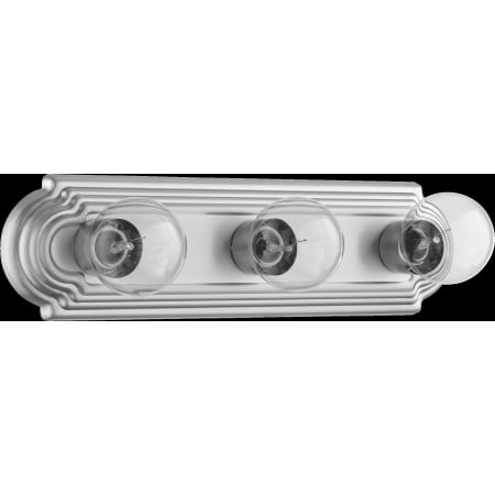 Quorum International 3 Light 18" Wide Bathroom Fixture from the Vanities Collection Satin Nickel