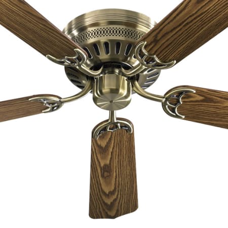 Quorum International Indoor 42" Ceiling Fan from the Custom Hugger Collection Antique Brass