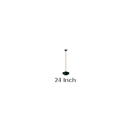 Quorum International 24" Ceiling Fan Downrod for 11 Ft Ceilings Almond