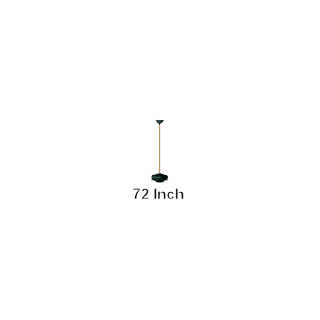 Quorum International 72" Ceiling Fan Downrod for 15 Ft Ceilings Almond