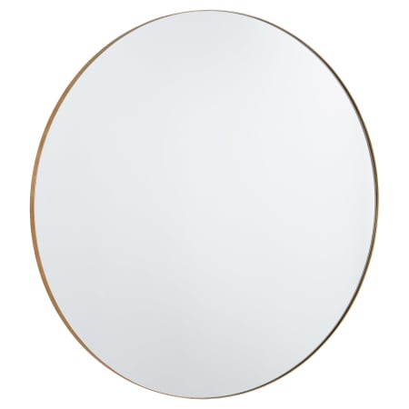Quorum International Round 42" Diameter Modern Circular Metal Framed Bathroom Wall Mirror Gold