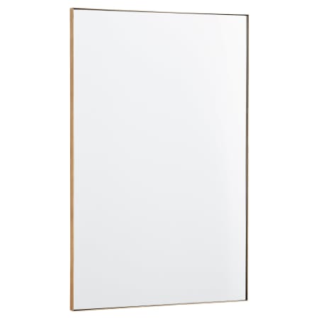 Quorum International Rectangular 24" W x 36" H Modern Rectangular Metal Framed Bathroom Wall Mirror Gold