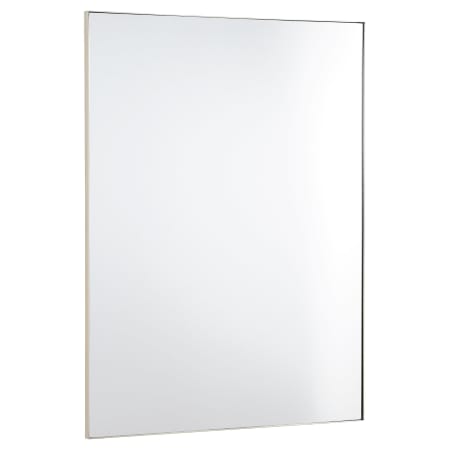 Quorum International Rectangular 30" W x 40" H Modern Rectangular Metal Framed Bathroom Wall Mirror Silver
