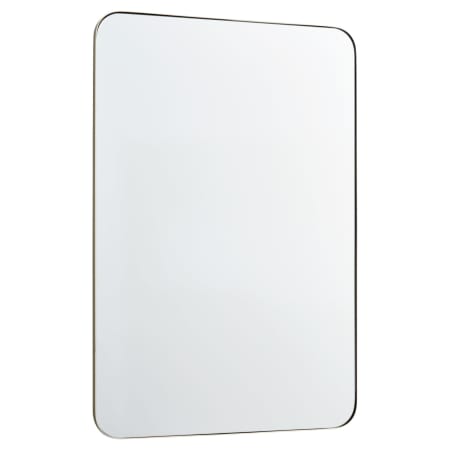 Quorum International Stadium 24" W x 36" H Modern Specialty Metal Framed Bathroom Wall Mirror Silver