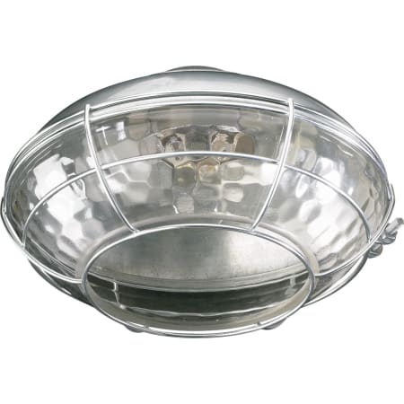 Quorum International Hudson 1 Bulb Outdoor Fluorescent Fan Light Kit Galvanized