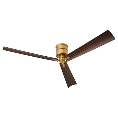 Quorum International Osprey 3 Blade Indoor / Outdoor Ceiling Fan Brushed Brass
