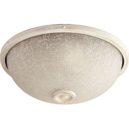 Quorum International Marsden Bowl Shaped Light Kit for Outdoor Patio Fan Persian White