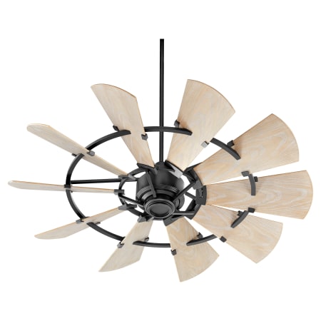 Quorum International 52" 10 Blade Indoor Ceiling Fan with Remote Control Noir